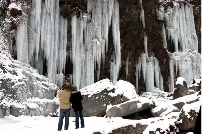 新乡南太行就有世界级的冰瀑