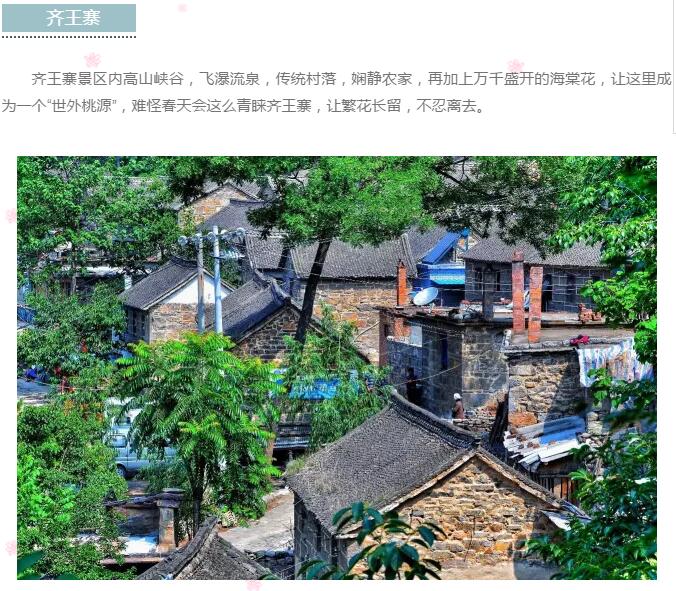 齐王寨海棠花徒步节正式拉开序幕！