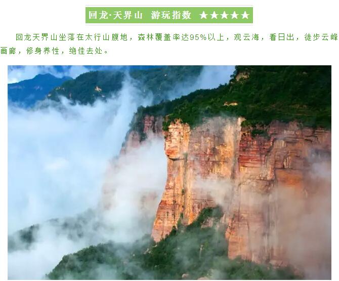 周游记 | 夏日出游好去处