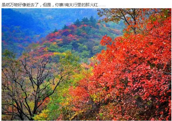 秋分至！南太行里天凉好个秋！