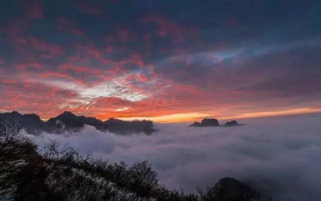 雾霾也挡不住新乡南太行的日出美景......
