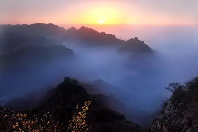 雾霾也挡不住新乡南太行的日出美景......