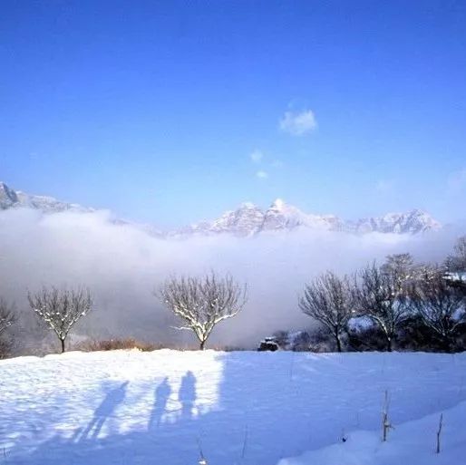 一场冬雪，最美的新乡南太行是这样的......