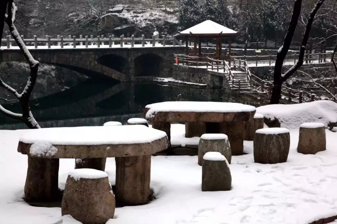 2019初雪|诗情画意冬意浓，风花雪月八里沟