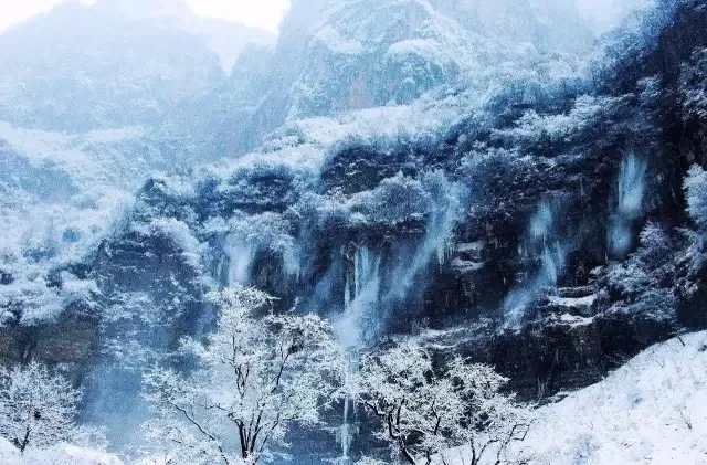 2019初雪|诗情画意冬意浓，风花雪月八里沟