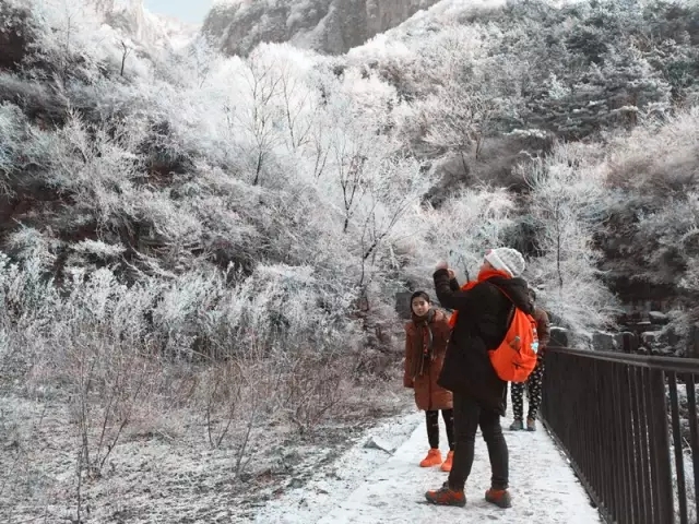2019初雪|诗情画意冬意浓，风花雪月八里沟