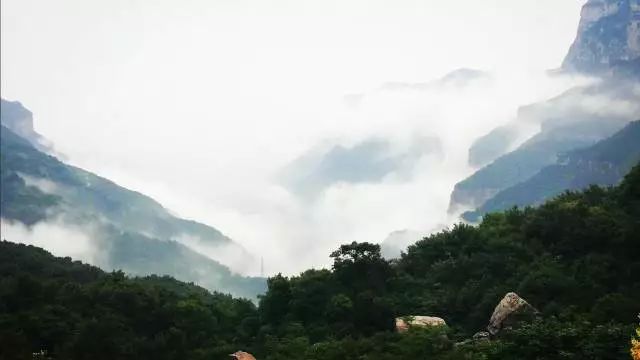 新乡南太行丨一场雨过后，这里的风景宛如仙境！