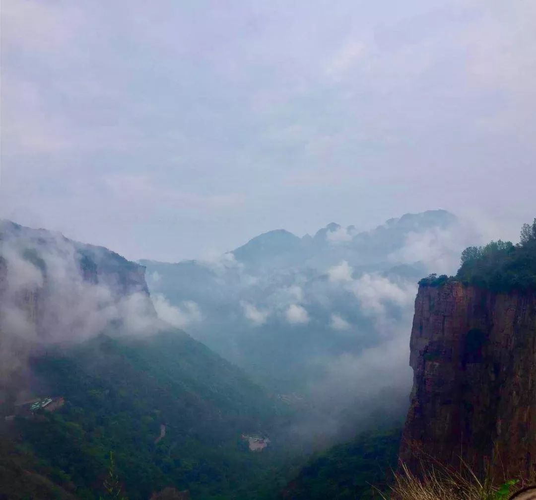 新乡南太行丨一场雨过后，这里的风景宛如仙境！