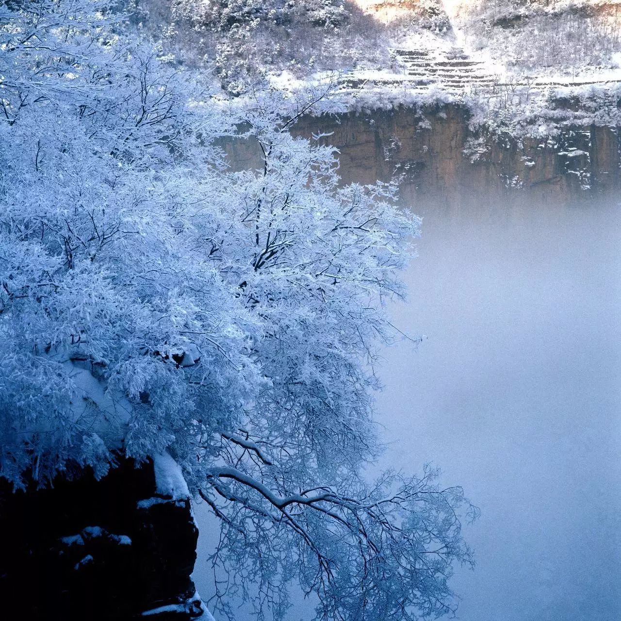不过是下了一场雪，这里竟然变成童话般的世界......
