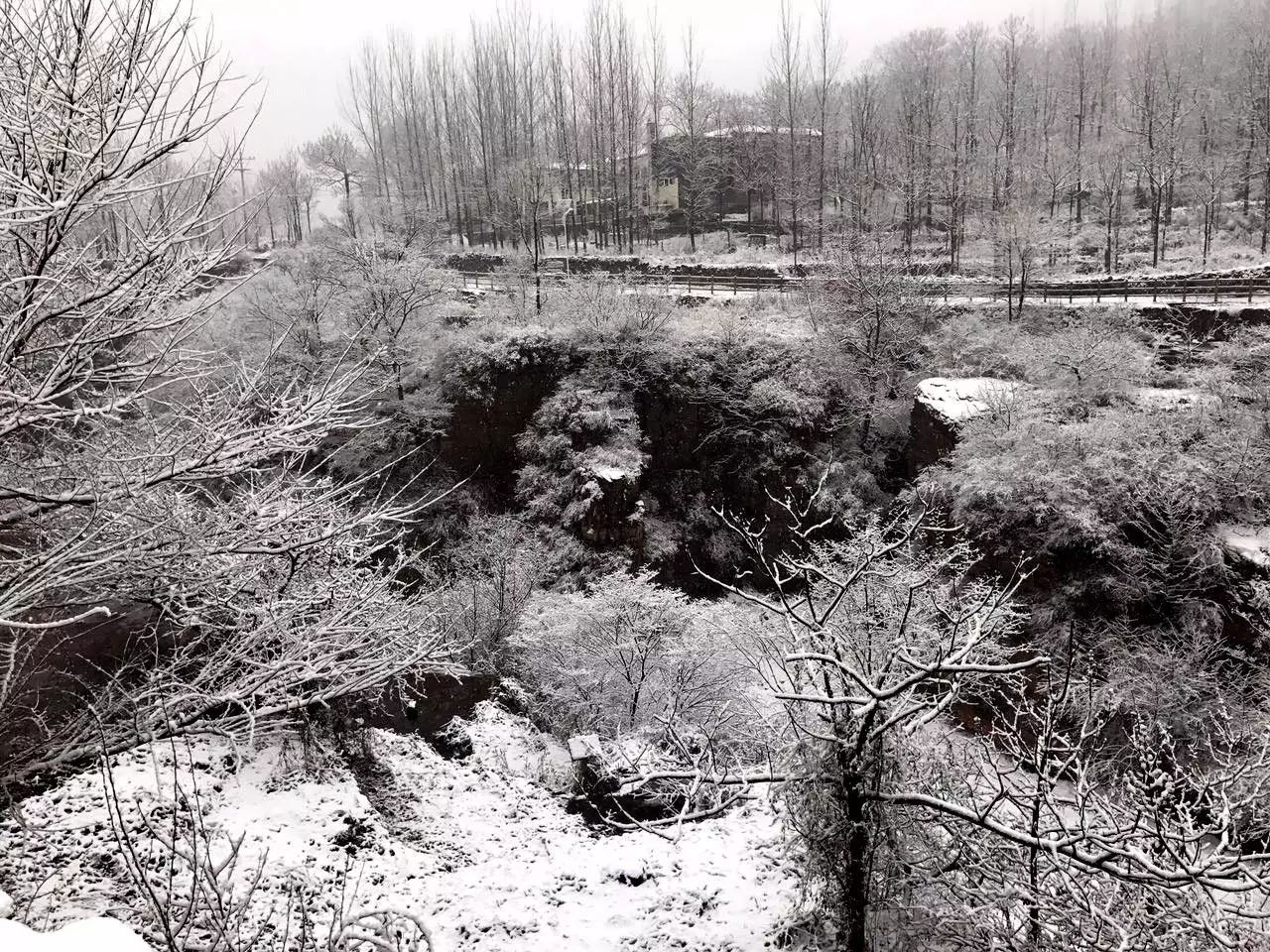 不过是下了一场雪，这里竟然变成童话般的世界......