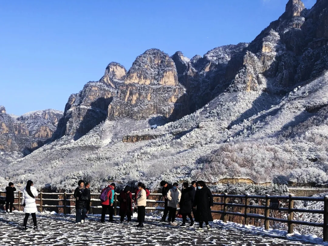 共赴新乡南太行，来一场赏雪之旅吧！