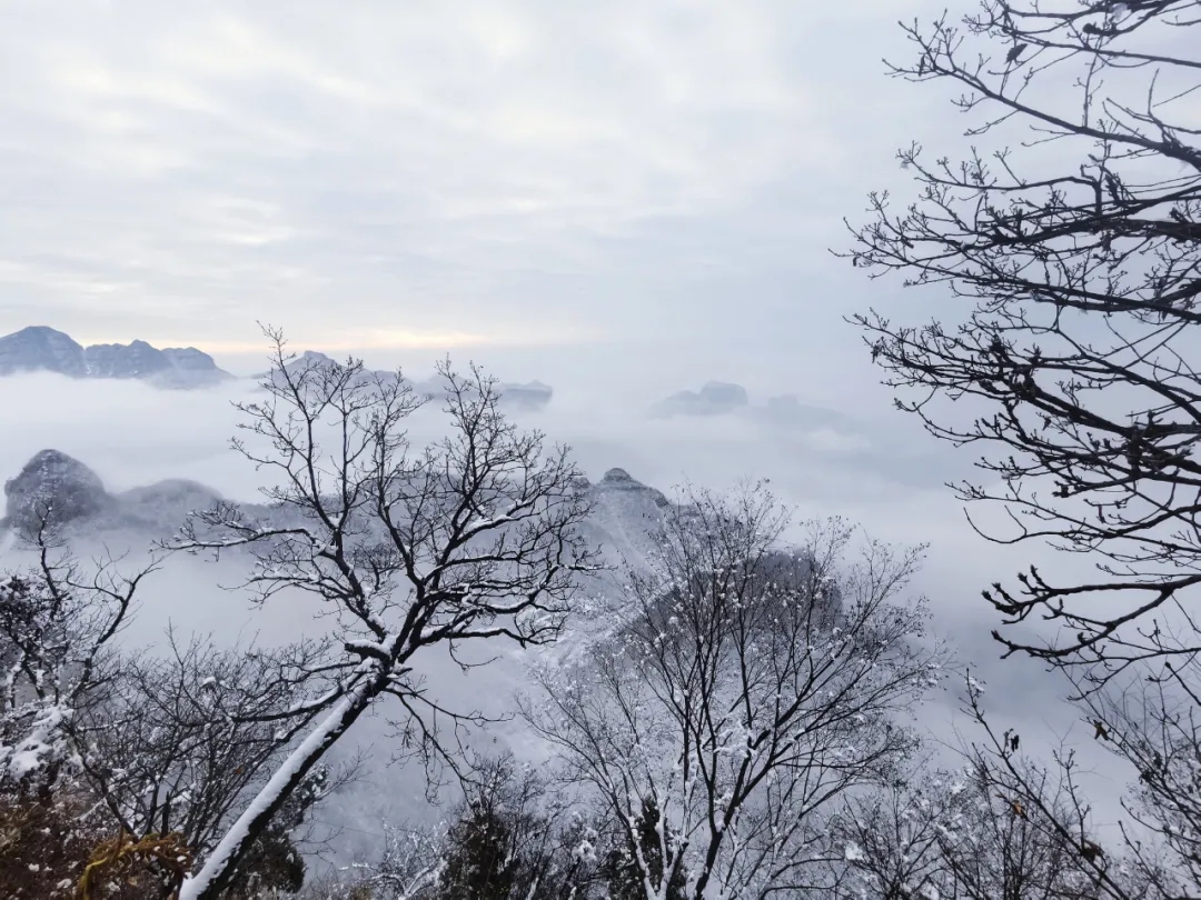 共赴新乡南太行，来一场赏雪之旅吧！
