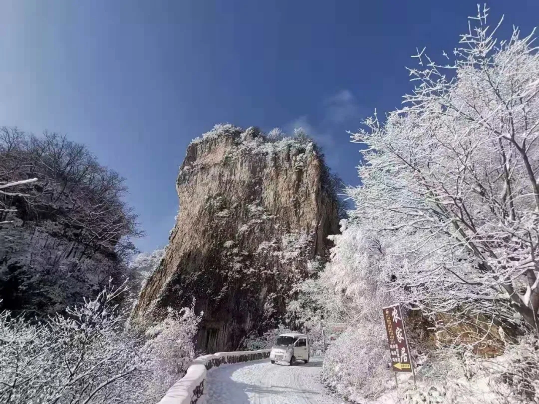 2021年的第一场雪，这里又变成了童话般的世界......