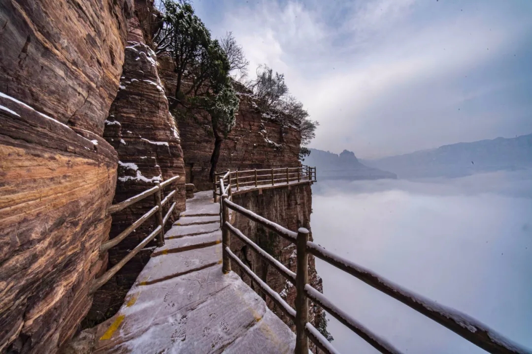 当春天遇上雪|一起来观赏新乡南太行旅游景区别样的美！(免票活动最后四天）