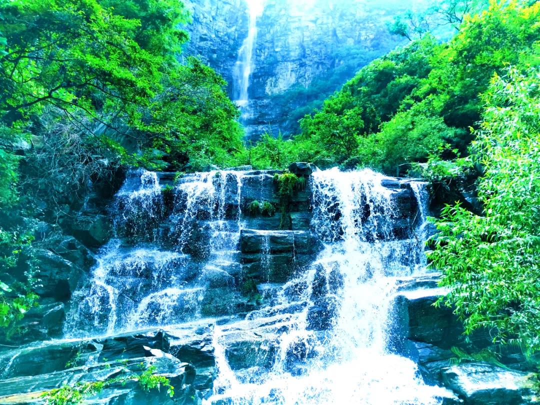 新乡南太行|雨后瀑布奇观，宛如人间仙境！