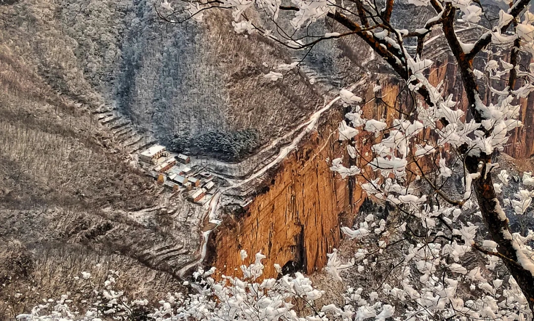 【今日小寒|凛冬至 愿君安】新乡南太行迎来2022第一场雪