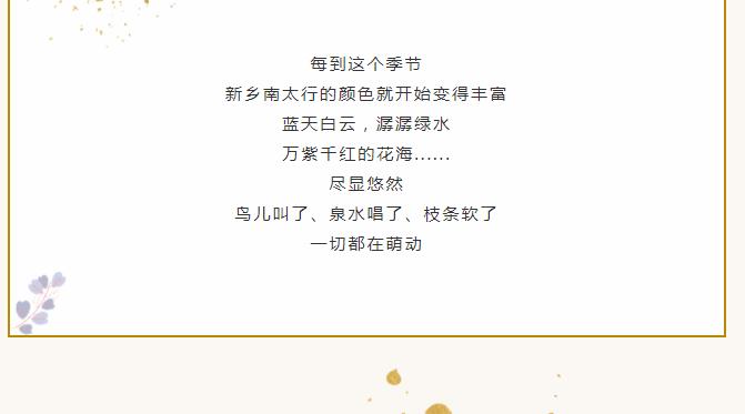 新乡南太行|春暖花开，拥抱自然