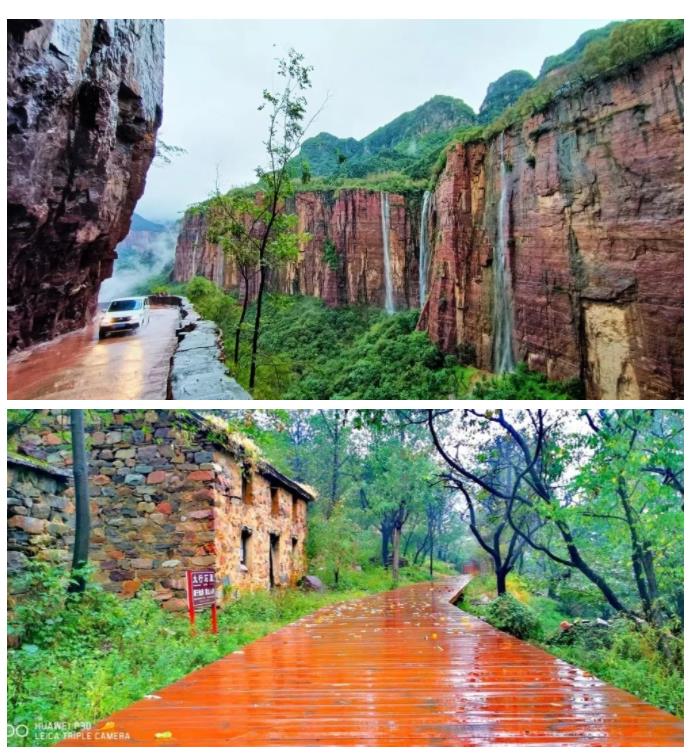 情深深 雨蒙蒙，新乡南太行给你雨天的浪漫与爱。