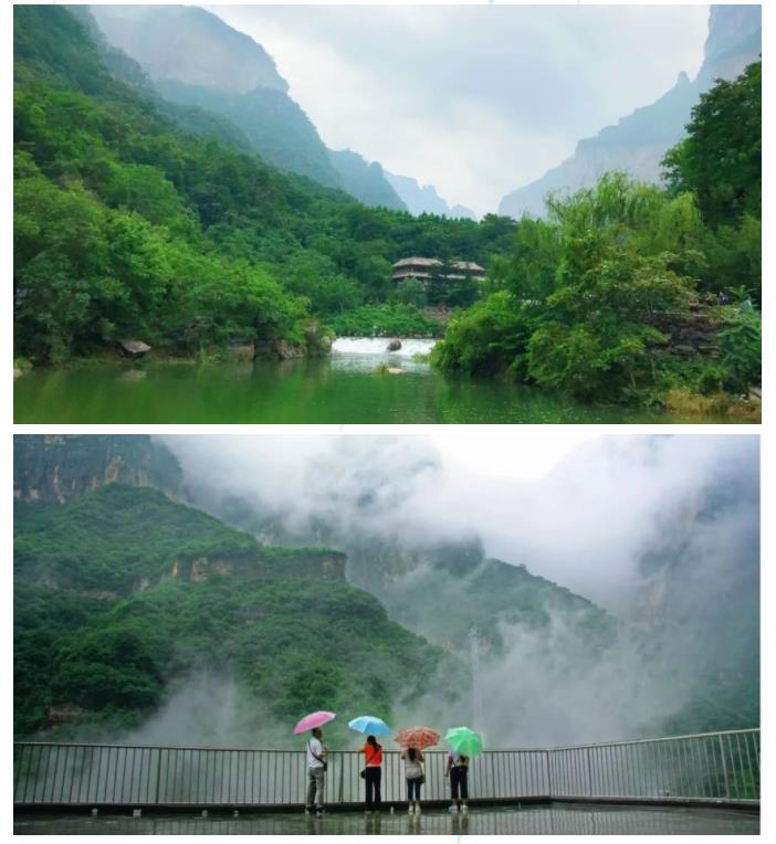 情深深 雨蒙蒙，新乡南太行给你雨天的浪漫与爱。