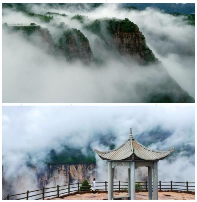 情深深 雨蒙蒙，新乡南太行给你雨天的浪漫与爱。