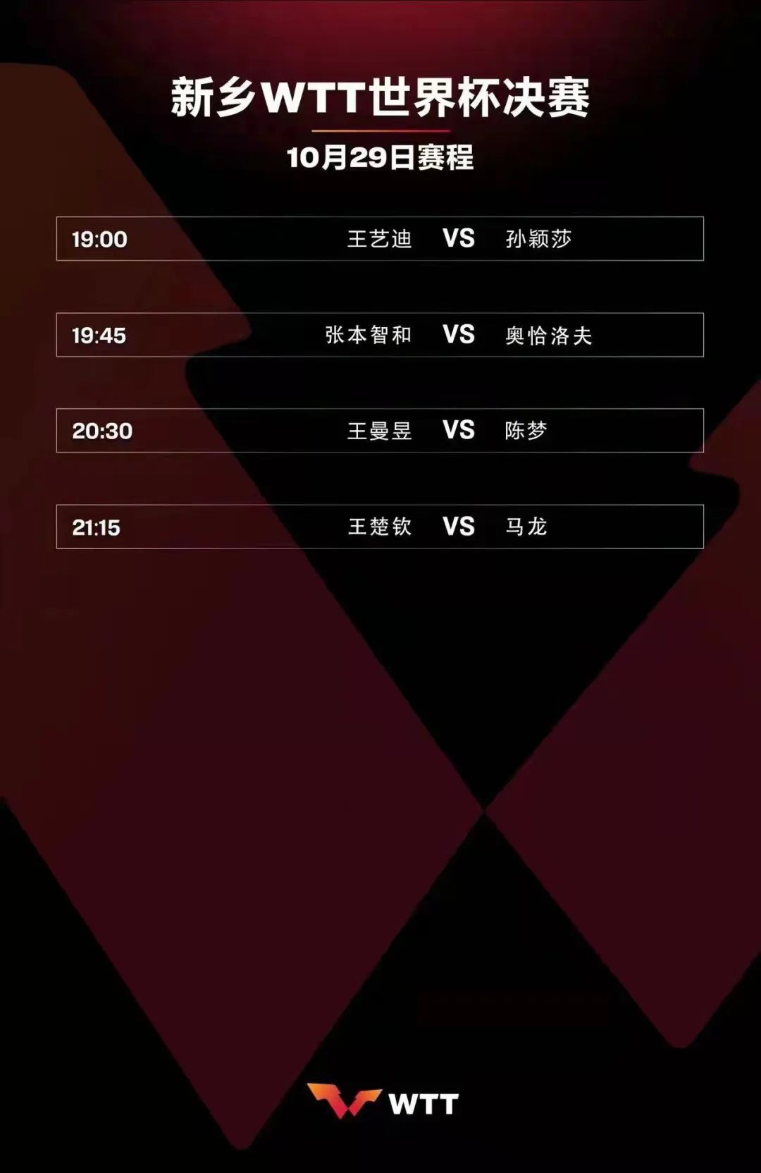 新乡南太行|超燃集锦 60秒速览新乡WTT世界杯决赛8进4