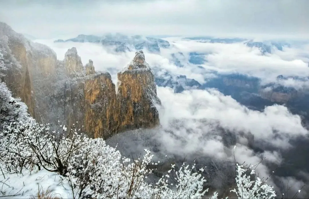 新乡南太行 | 小雨雪&amp;amp;降温，山间仙境概率UP！