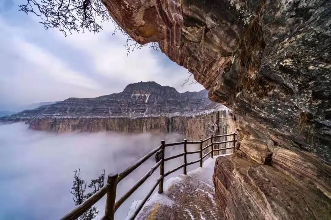 心跳与美景同频，刺激与欢乐并存丨你是掉进了新乡南太行的冬日美景里！