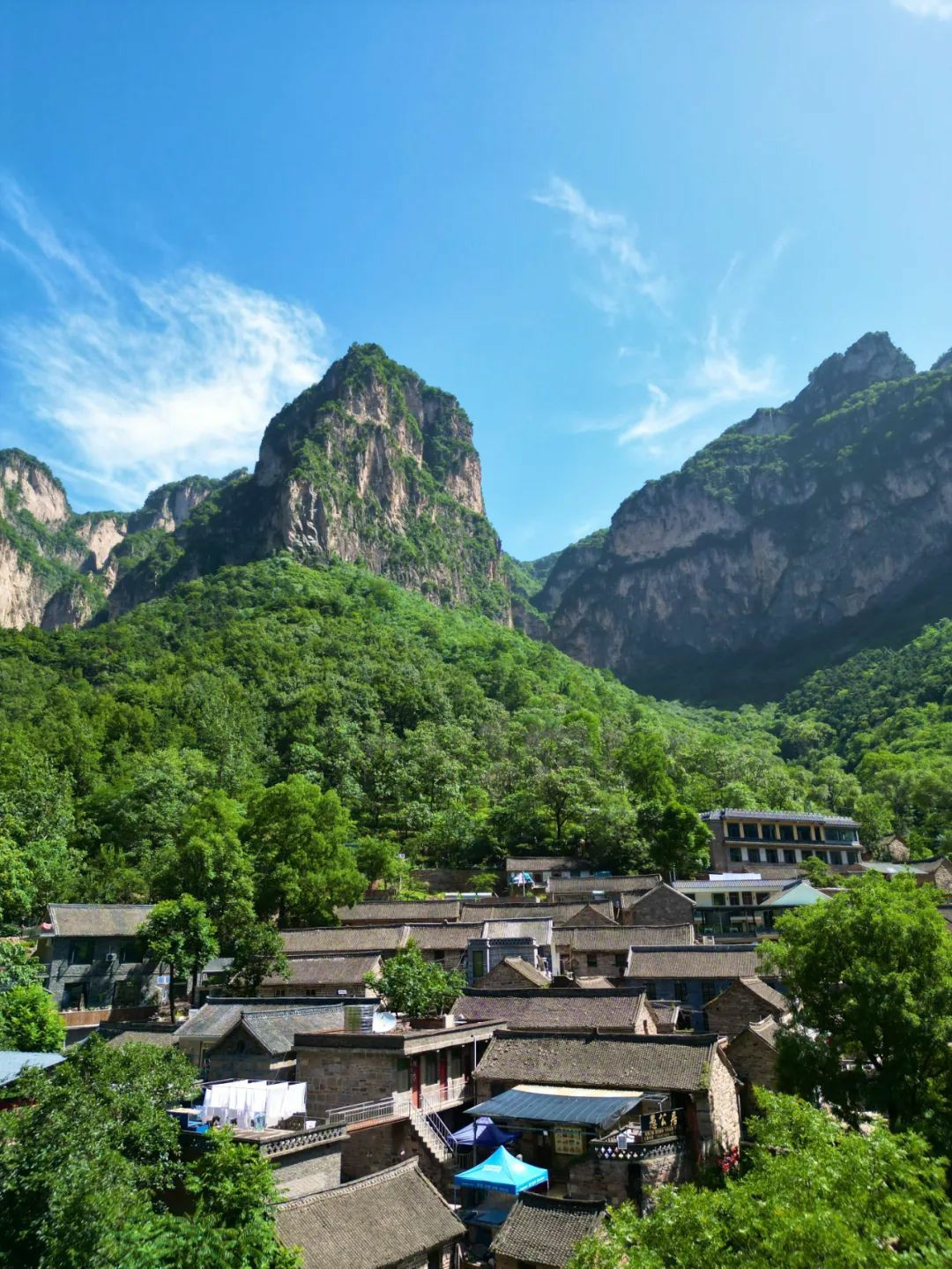 新乡南太行|万仙山：悬崖上的26℃夏天！