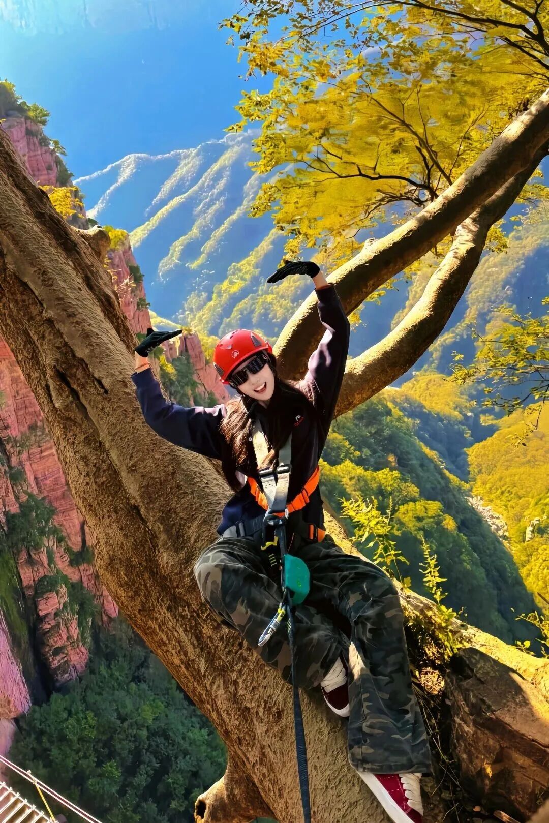 新手到达人“通吃”！新乡南太行「轻+深」双模式徒步，秋景全解锁