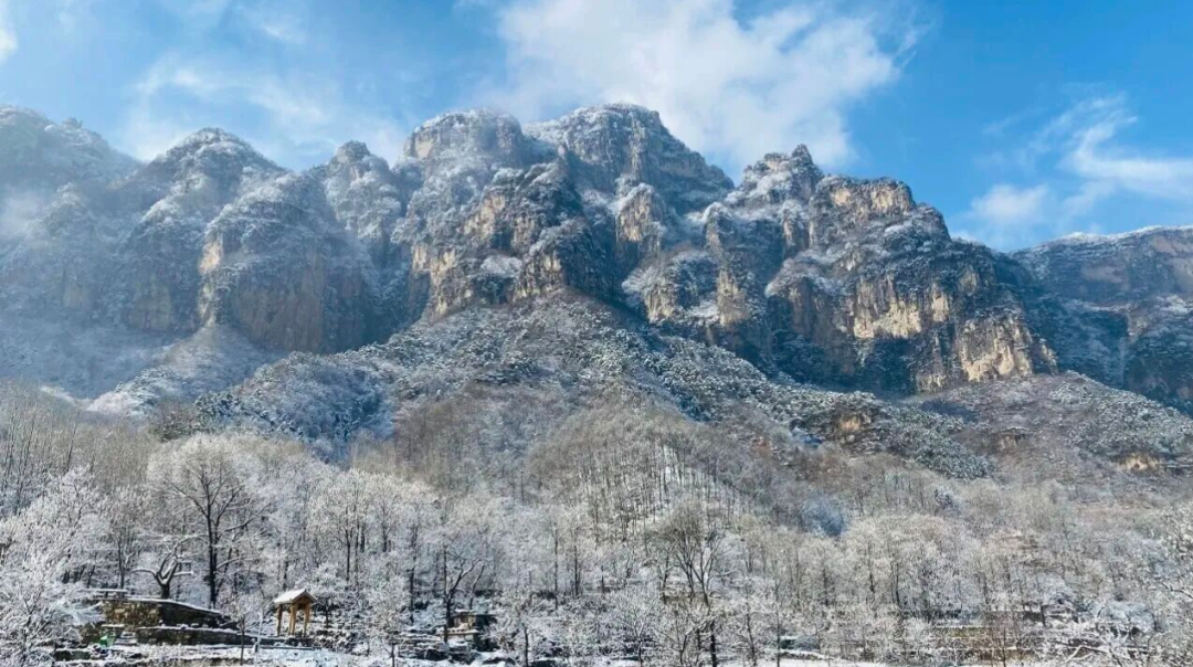 今冬初雪至，太行仙境美 | 新乡南太行迎来冬日的第一场雪