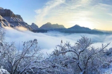 今冬初雪至，太行仙境美 | 新乡南太行迎来冬日的第一场雪