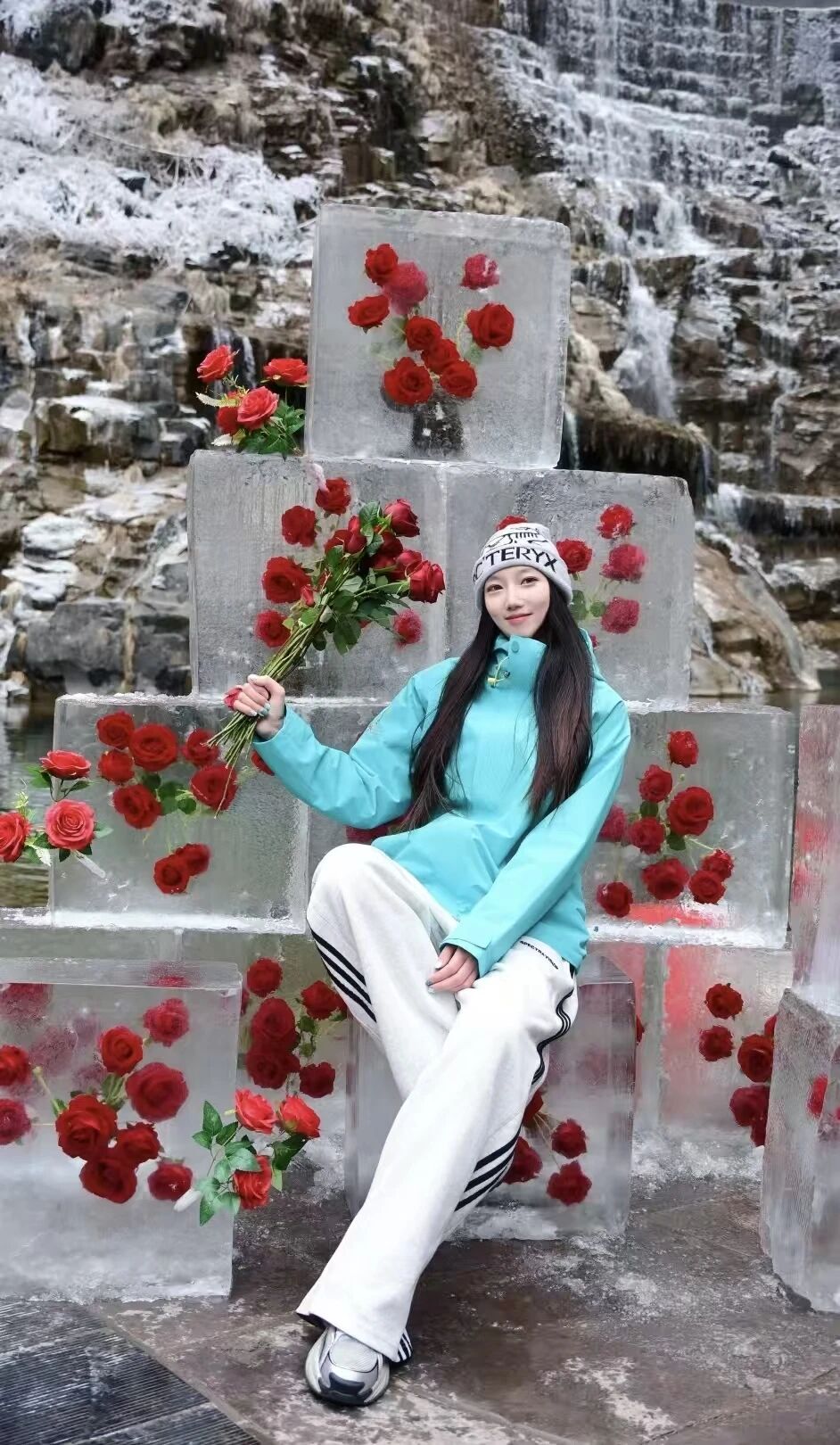 八里沟冰封玫瑰，冬日最热烈的浪漫！