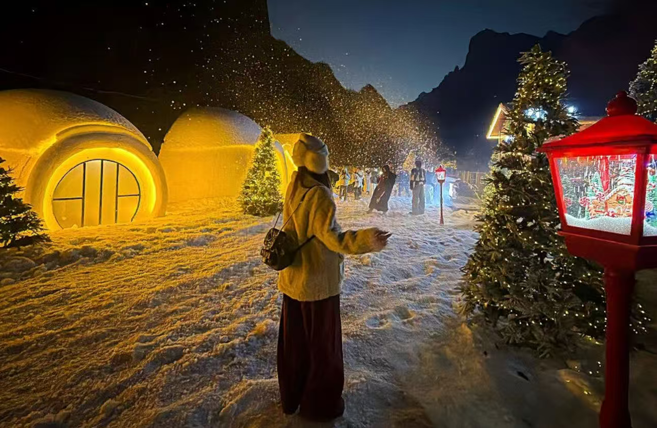 周末出游选哪里？新乡南太行冰雪仙境，等你来撒欢~