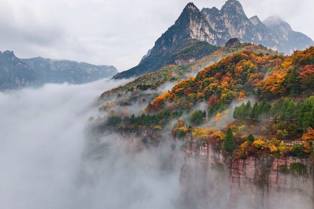 云漫太行,秋意拉满!新乡南太行赏秋路线已备好,一键收藏出发 云漫太行,秋意拉满!新乡南太行赏秋路线已备好,一键收藏出发
